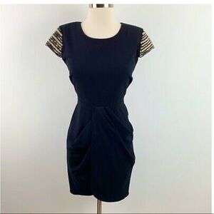GUESS Cap Sleeve Dress wedding Guest Size 8 LBD Cocktail